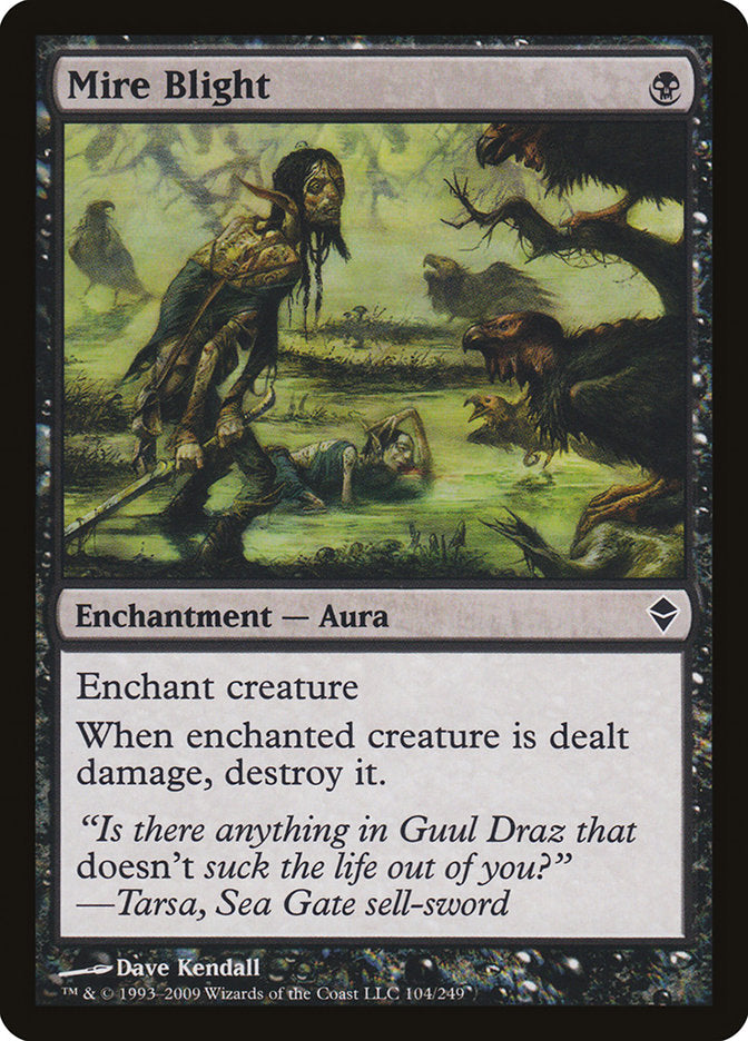 Mire Blight 104/249 (Zendikar)  - Foil | Good Games Modbury