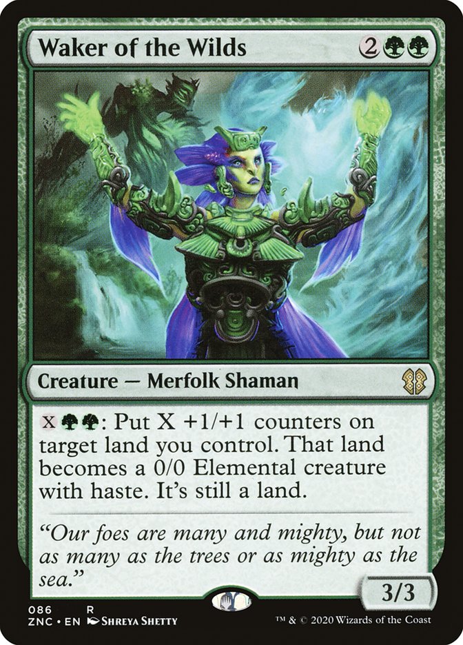 Waker of the Wilds 86/142 (Commander: Zendikar Rising)  | Good Games Modbury