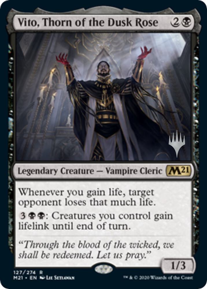 Vito Thorn of the Dusk Rose 127 (Promo Pack: Core Set 2021)  | Good Games Modbury