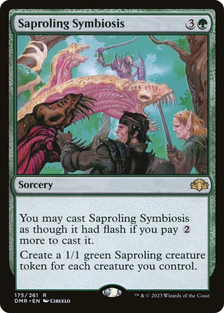 Saproling Symbiosis [Dominaria Remastered] | Good Games Modbury