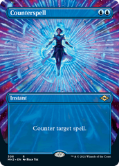 Counterspell (Borderless Alternate Art) [Modern Horizons 2] | Good Games Modbury