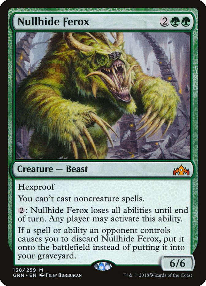 Nullhide Ferox 138/259 (Guilds of Ravnica)  | Good Games Modbury