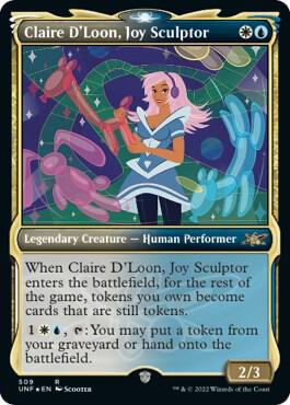 Claire DLoon Joy Sculptor Showcase Galaxy Foil 509/244 (Unfinity)  - Foil | Good Games Modbury