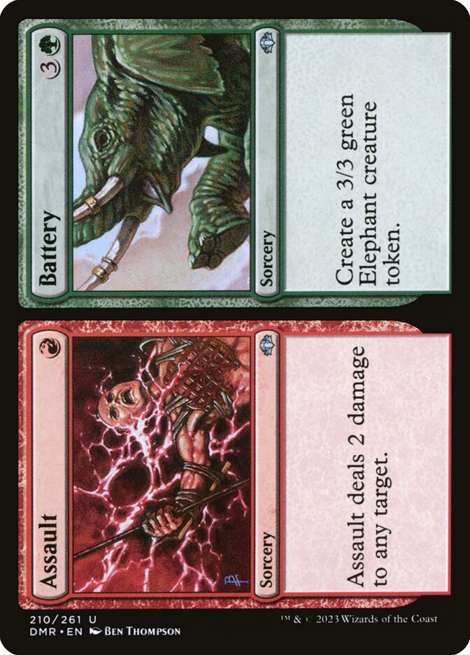 Assault // Battery 210/261 (Dominaria Remastered)  - Foil | Good Games Modbury