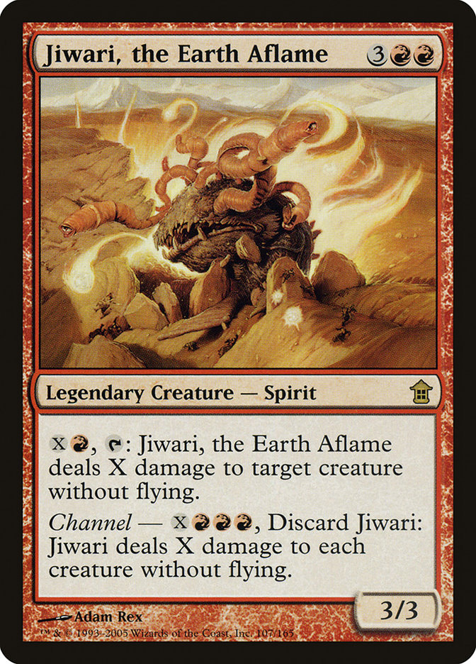 Jiwari, the Earth Aflame 107/165 (Saviors of Kamigawa)  - Foil | Good Games Modbury