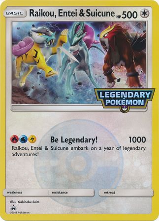 Raikou, Entei & Suicune (Jumbo Card) [Miscellaneous Cards & Products] | Good Games Modbury