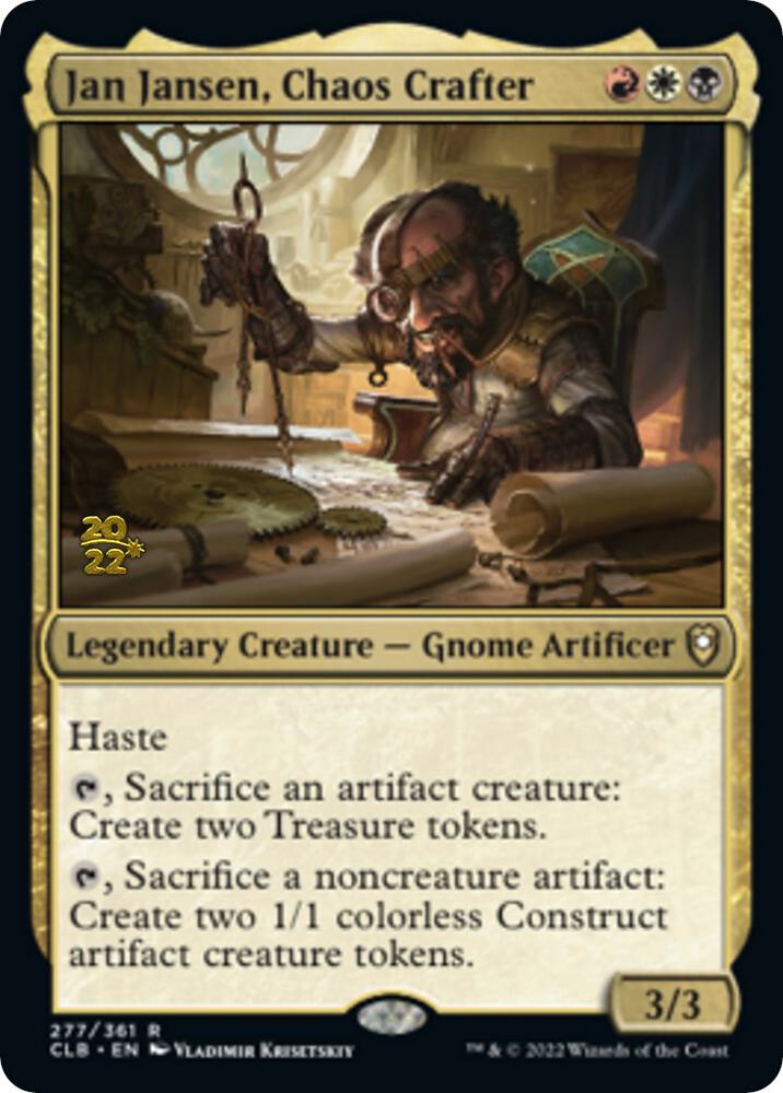 Jan Jansen Chaos Crafter 277s/108 (Prerelease Cards)  - Foil | Good Games Modbury
