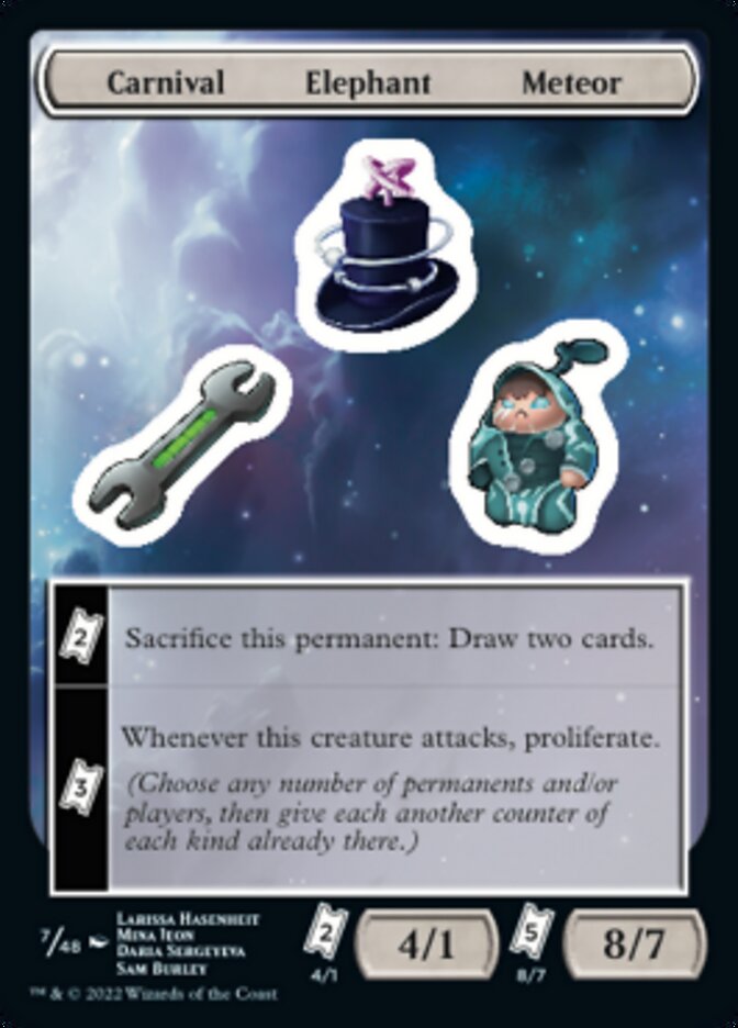 Carnival Elephant Meteor [Unfinity Stickers] | Good Games Modbury