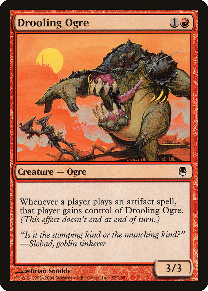 Drooling Ogre 58/165 (Darksteel)  - Foil | Good Games Modbury