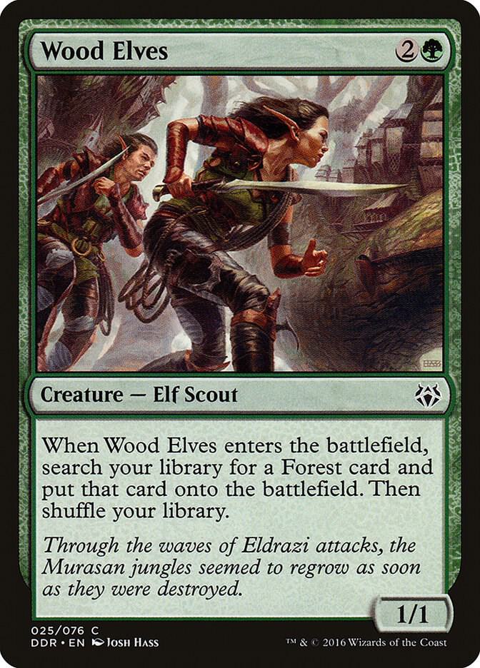 Wood Elves 25/76 (Duel Decks: Nissa vs. Ob Nixilis)  | Good Games Modbury