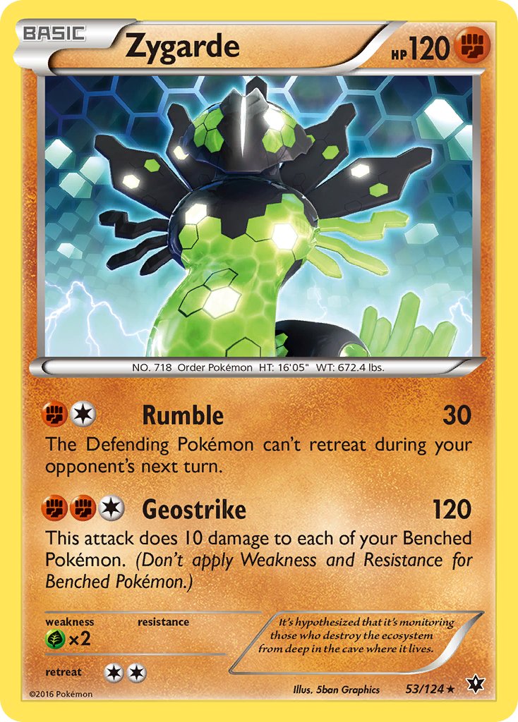 Zygarde (53/124) (Theme Deck Exclusive) [XY: Fates Collide] | Good Games Modbury