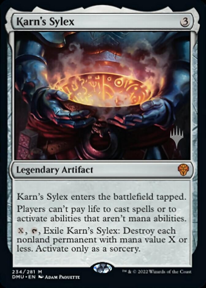 Karn's Sylex (Promo Pack) [Dominaria United Promos] | Good Games Modbury