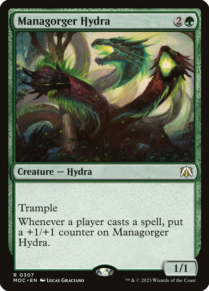 Managorger Hydra 307/444 (Commander: March of the Machine)  | Good Games Modbury