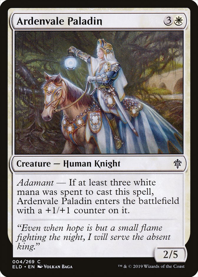 Ardenvale Paladin [Throne of Eldraine] | Good Games Modbury