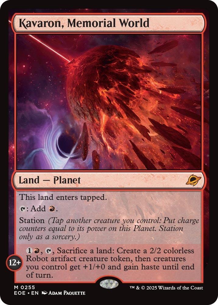 Kavaron, Memorial World 255 (Edge of Eternities)  - Foil | Good Games Modbury