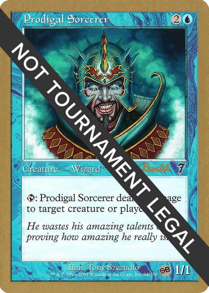Prodigal Sorcerer 2001 Alex Borteh 7ED SB ab94sb/138 (World Championship Decks)  | Good Games Modbury