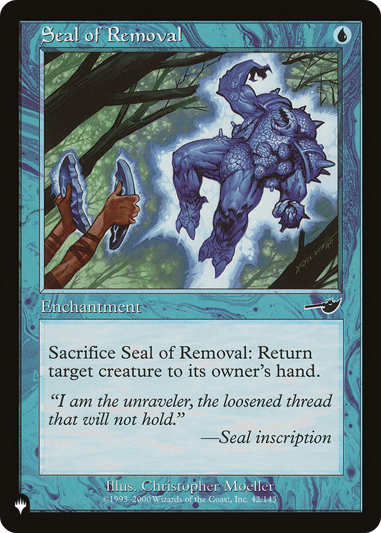 Seal of Removal [The List Reprints] | Good Games Modbury