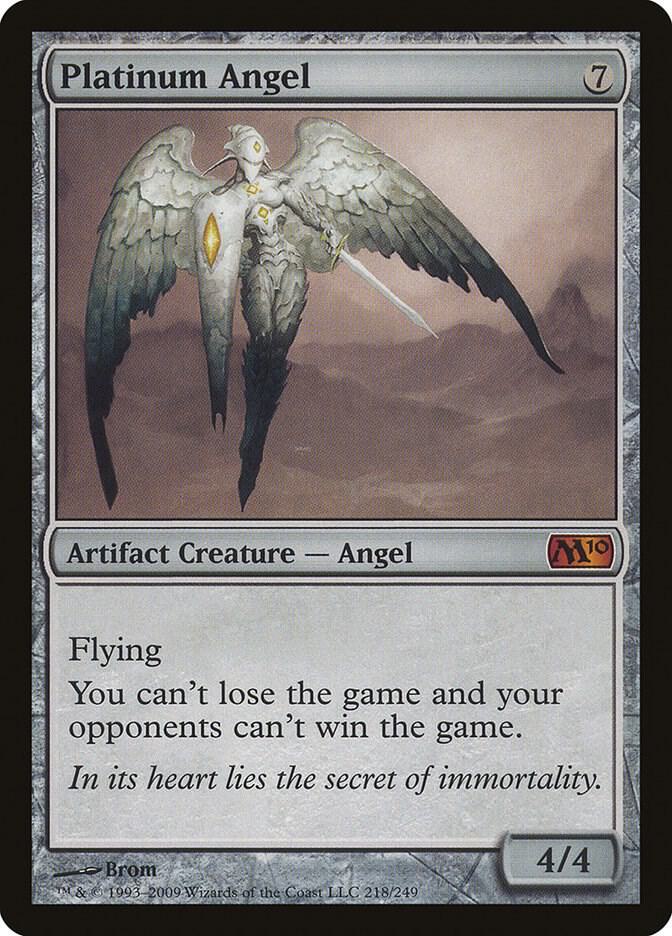 Platinum Angel 218/249 (Magic 2010 (M10))  - Foil | Good Games Modbury