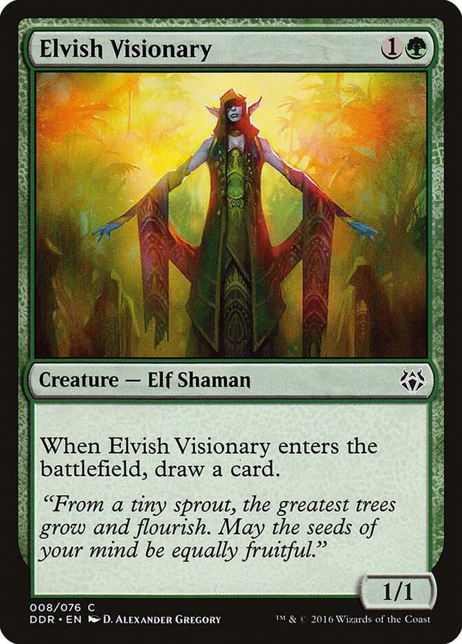 Elvish Visionary 8/76 (Duel Decks: Nissa vs. Ob Nixilis)  | Good Games Modbury