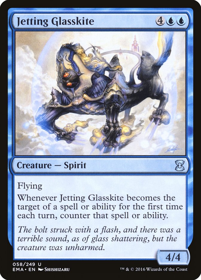 Jetting Glasskite 58/249 (Eternal Masters)  - Foil | Good Games Modbury