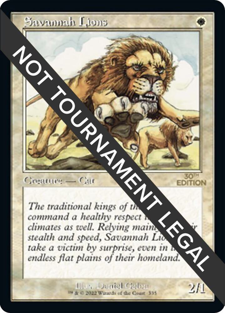 Savannah Lions Retro Frame 335/594 (30th Anniversary Edition)  | Good Games Modbury