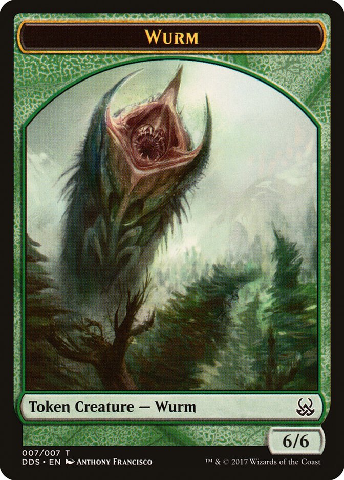 Wurm Token [Duel Decks: Mind vs. Might Tokens] | Good Games Modbury