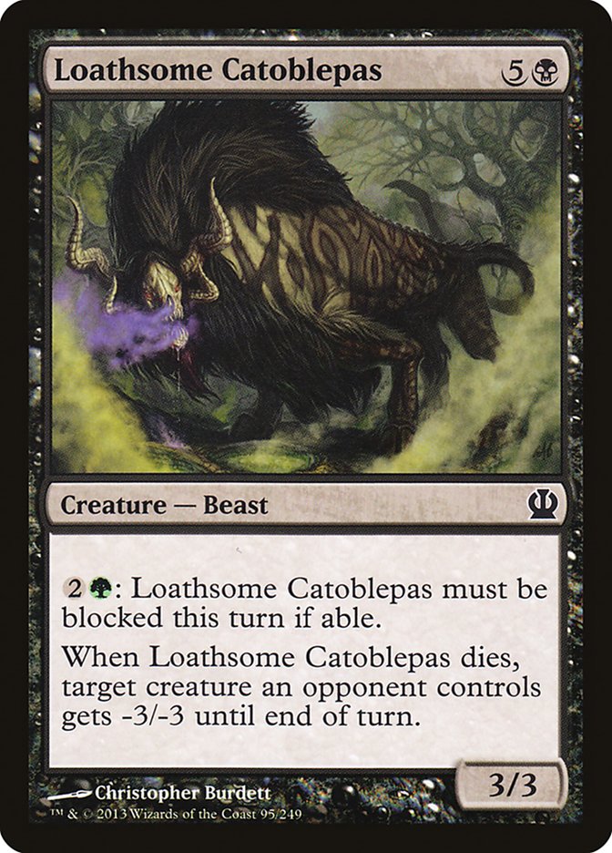 Loathsome Catoblepas [Theros] | Good Games Modbury
