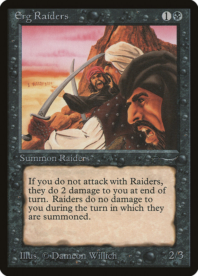 Erg Raiders (Light Mana Cost) [Arabian Nights] | Good Games Modbury