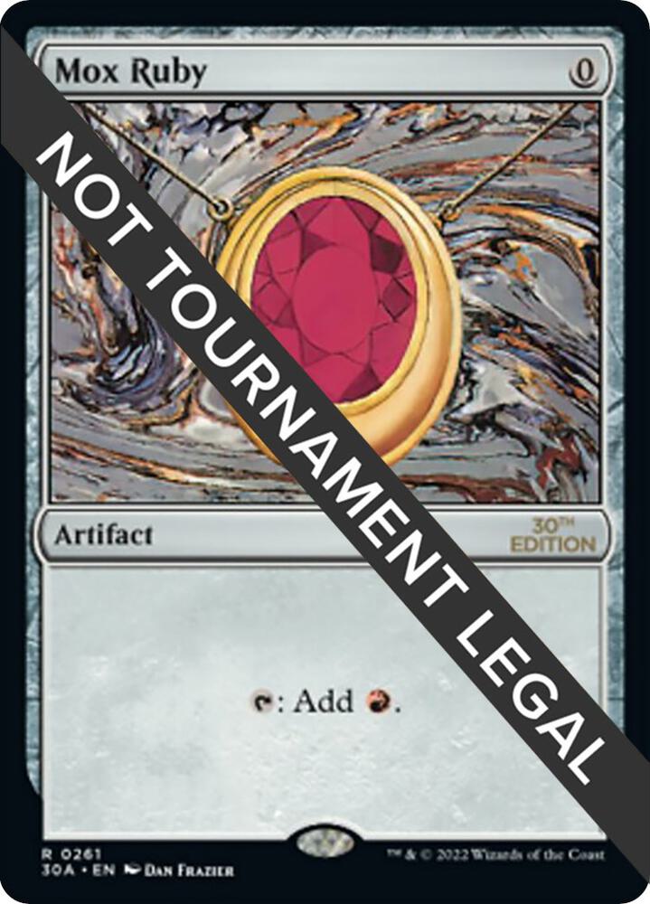 Mox Ruby 261/594 (30th Anniversary Edition)  | Good Games Modbury