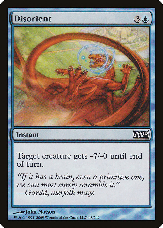 Disorient 48/249 (Magic 2010 (M10))  - Foil | Good Games Modbury