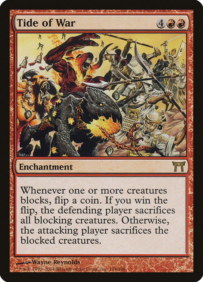 Tide of War 194/306 (Champions of Kamigawa)  - Foil | Good Games Modbury