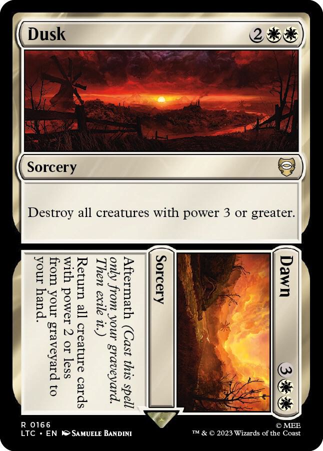 Dusk // Dawn 166 (Commander: The Lord of the Rings: Tales of Middle-earth)  | Good Games Modbury