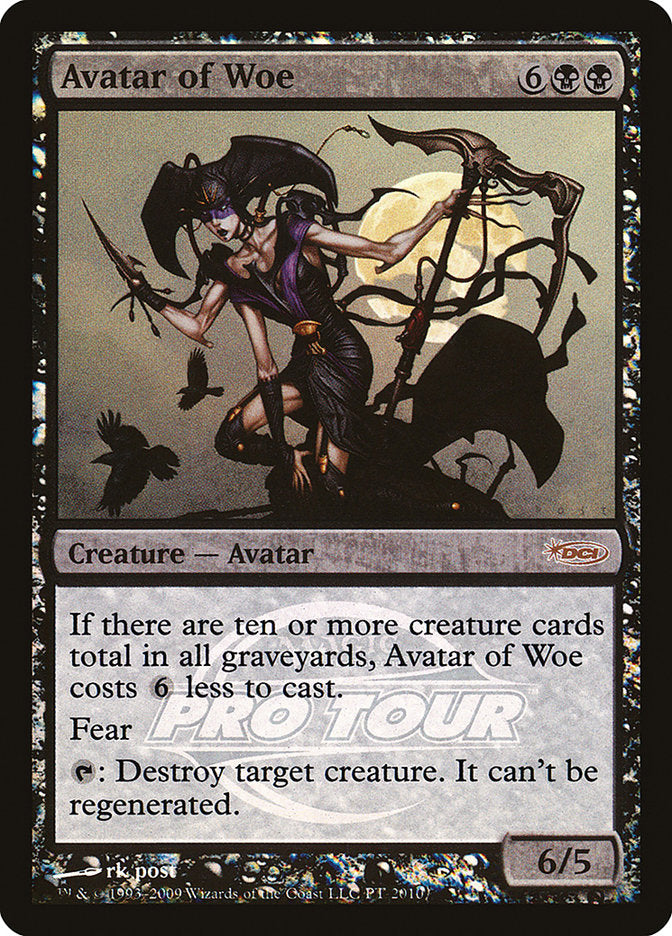 Avatar of Woe (Pro Tour) [Pro Tour Promos] | Good Games Modbury