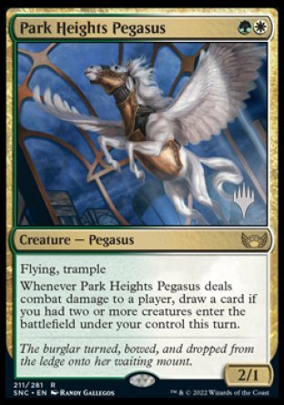 Park Heights Pegasus (Promo Pack) [Streets of New Capenna Promos] | Good Games Modbury