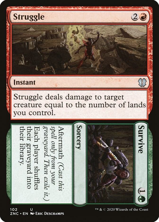 Struggle // Survive 102/142 (Commander: Zendikar Rising)  | Good Games Modbury