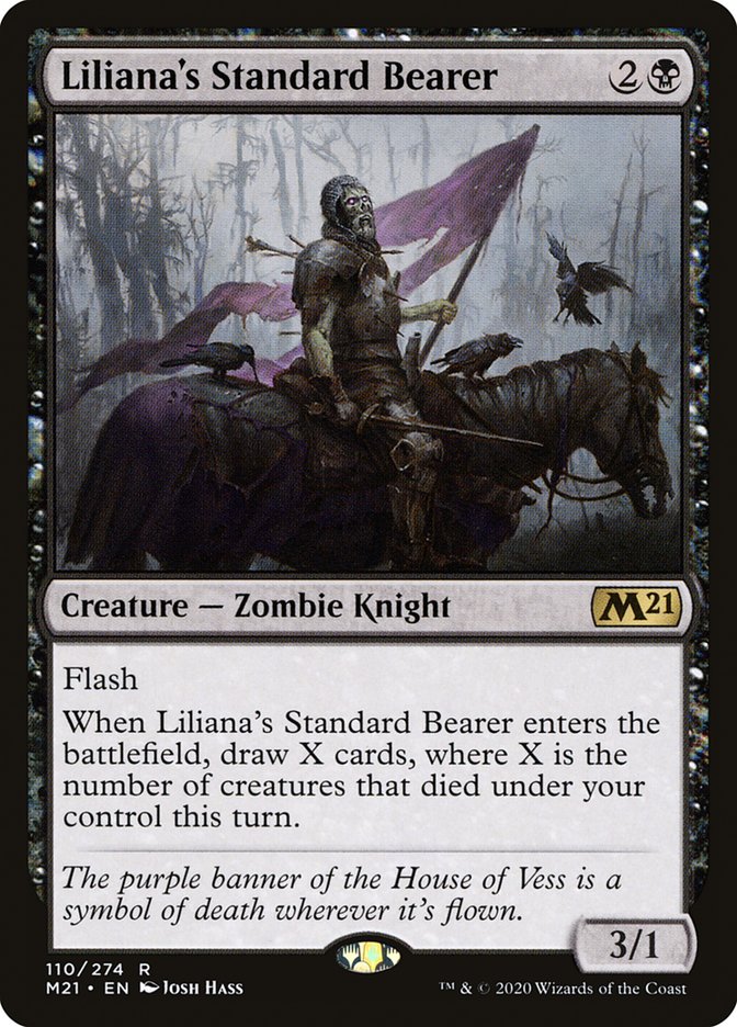 Liliana's Standard Bearer [Core Set 2021] | Good Games Modbury