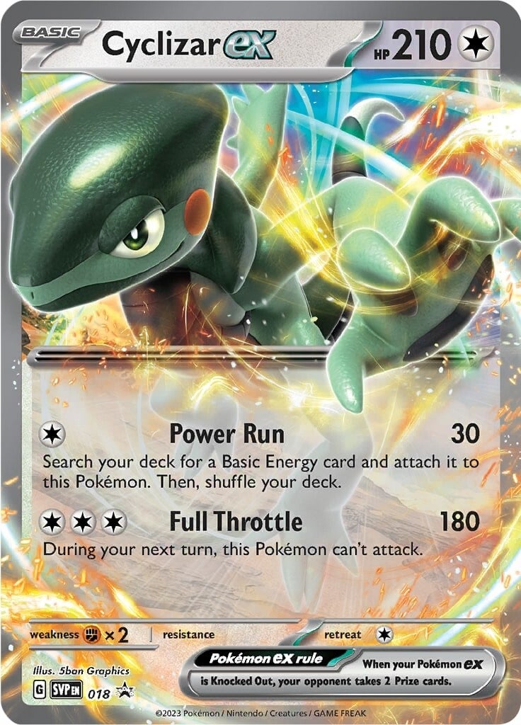 Cyclizar ex (018) (Jumbo Card) [Scarlet & Violet: Black Star Promos] | Good Games Modbury