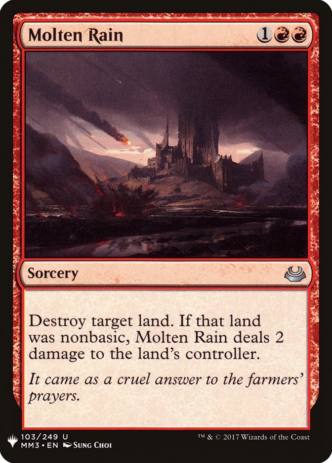 Molten Rain [Mystery Booster] | Good Games Modbury