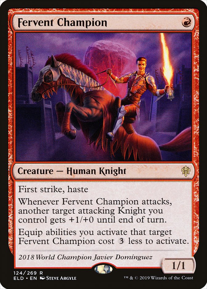 Fervent Champion 124/269 (Throne of Eldraine)  | Good Games Modbury