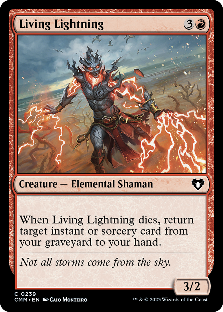 Living Lightning [Commander Masters] | Good Games Modbury
