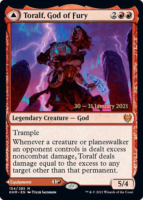 Toralf God of Fury 154s/1 (Prerelease Cards)  - Foil | Good Games Modbury