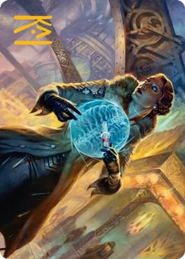 Writ of Return Art Card Gold Stamped Signature 59 (Art Series: Streets of New Capenna)  | Good Games Modbury