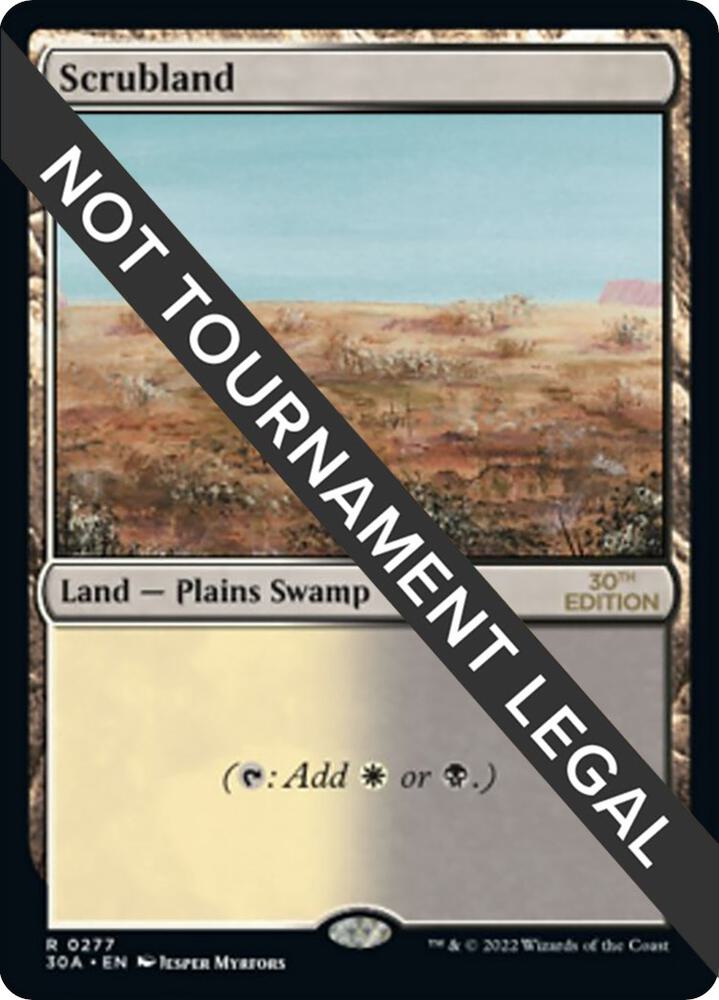 Scrubland 277/594 (30th Anniversary Edition)  | Good Games Modbury