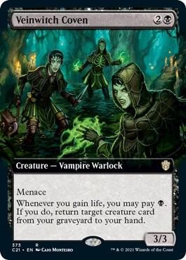 Veinwitch Coven Extended Art 373/81 (Commander 2021)  | Good Games Modbury