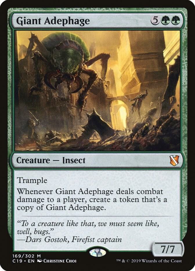 Giant Adephage 169/302 (Commander 2019)  | Good Games Modbury