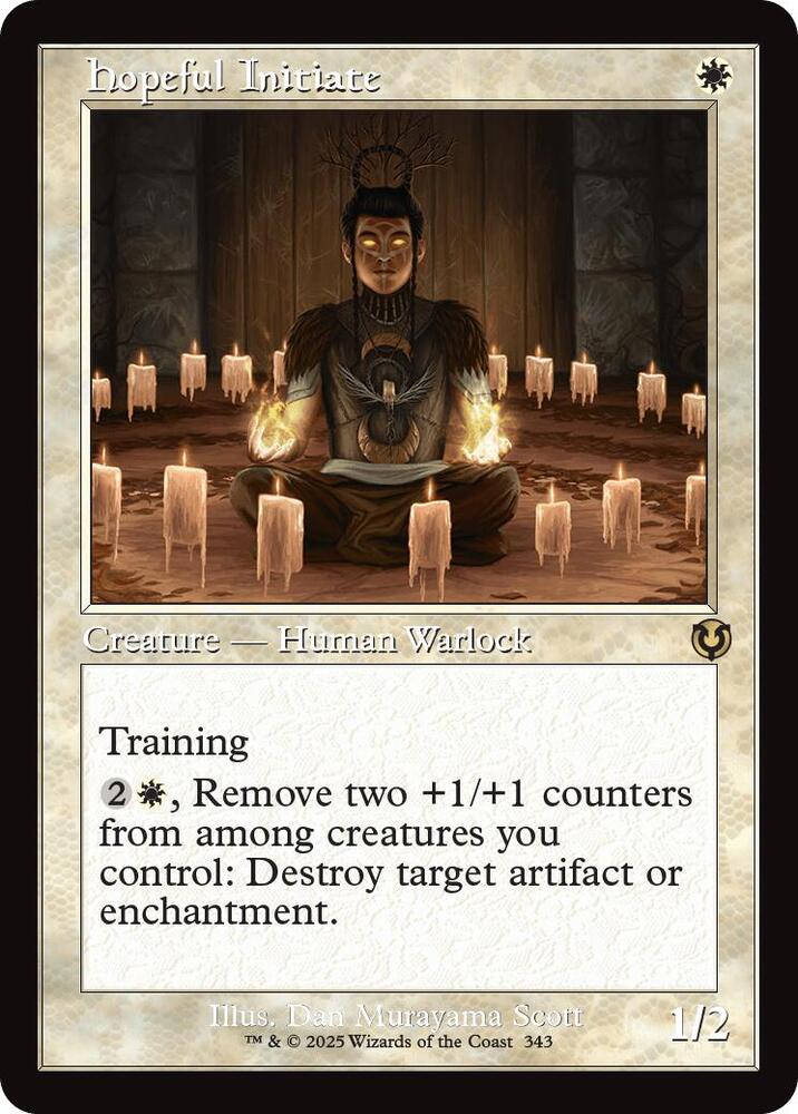 Hopeful Initiate 343/287 (Innistrad Remastered)  - Retro Foil | Good Games Modbury