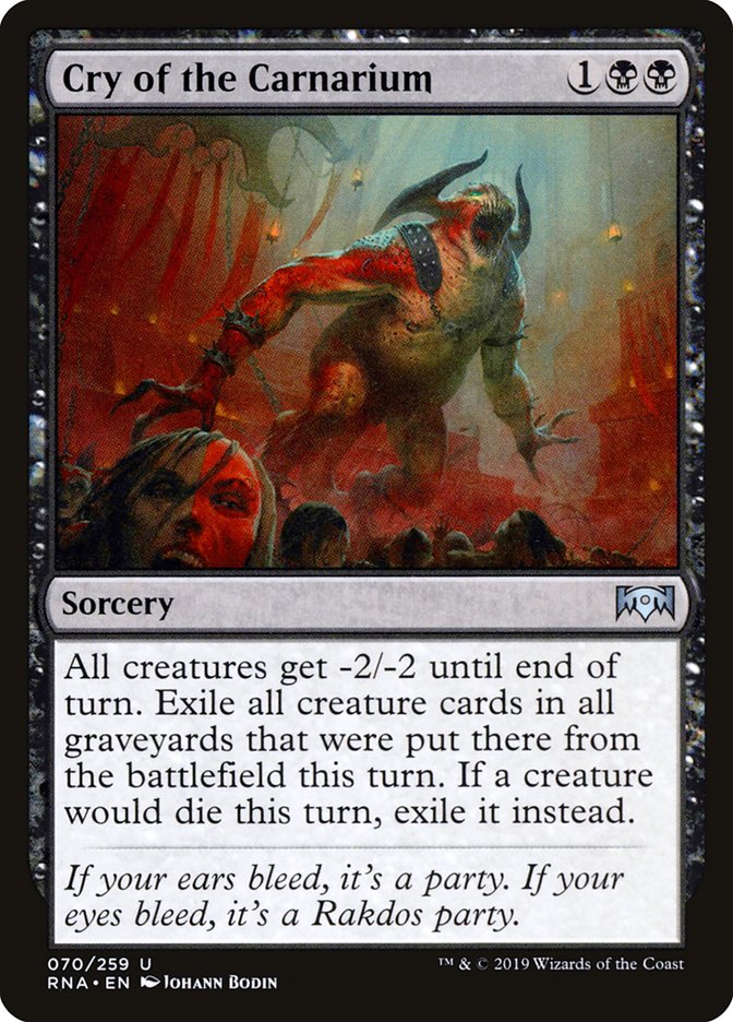 Cry of the Carnarium 70/259 (Ravnica Allegiance)  | Good Games Modbury