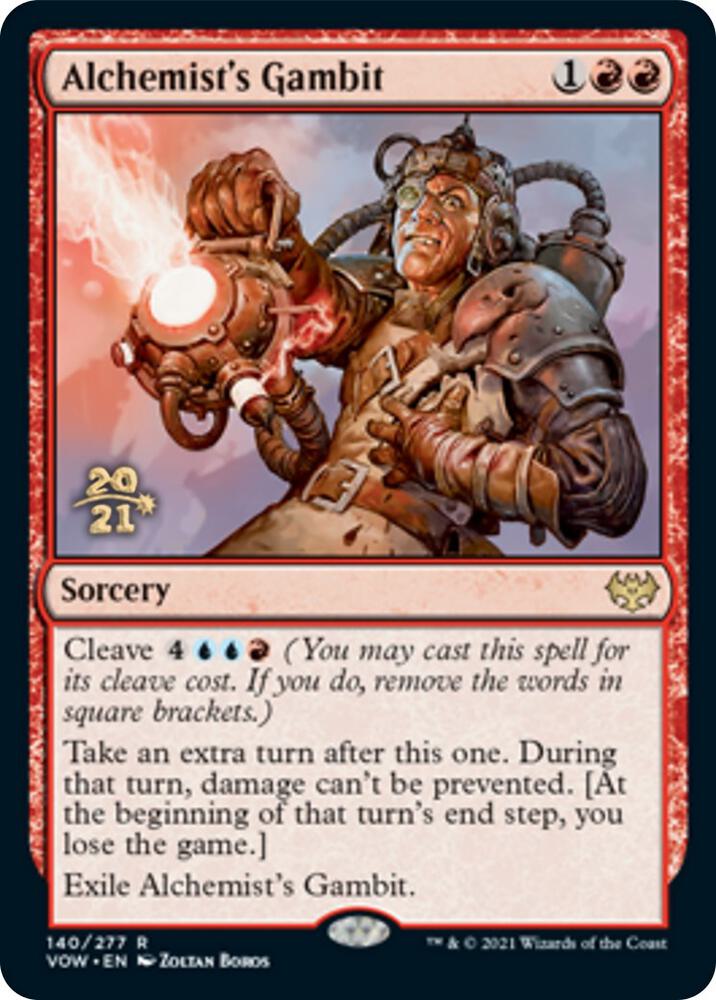 Alchemist's Gambit 140s/137 (Prerelease Cards)  - PreRelease Foil | Good Games Modbury