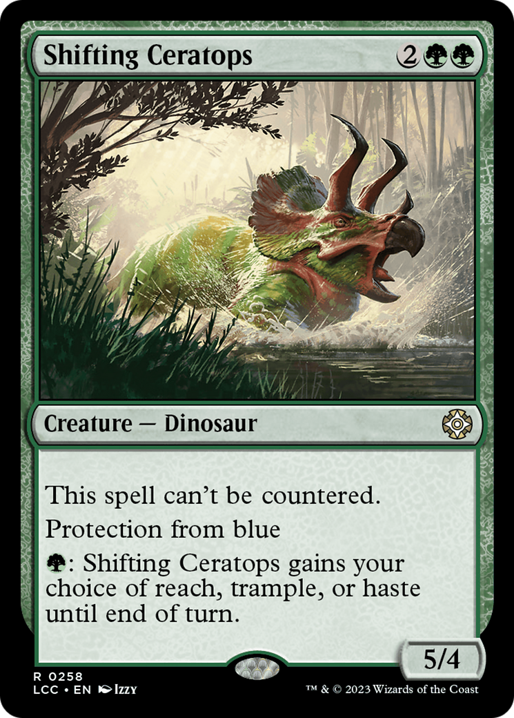 Shifting Ceratops [The Lost Caverns of Ixalan Commander] | Good Games Modbury