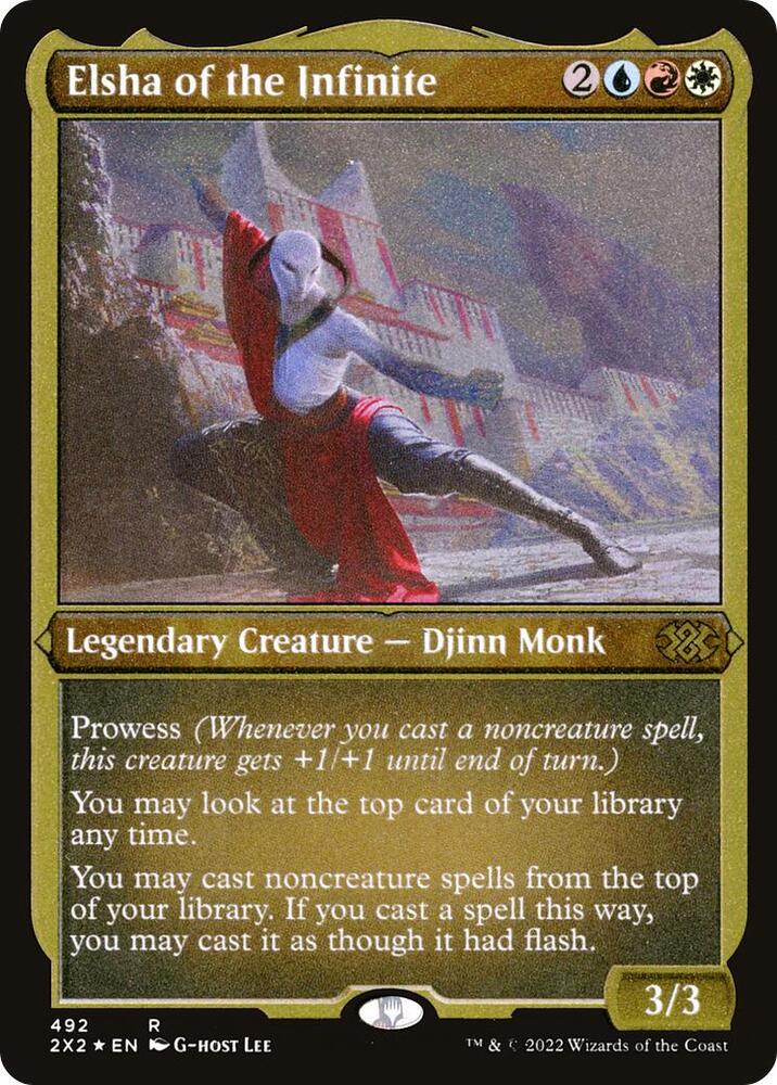 Elsha of the Infinite Foil Etched 492 (Double Masters 2022)  - Foil | Good Games Modbury